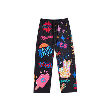 Pantalones RIGORER Estilo Cropped "Graffiti”