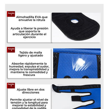 Rodillera presión soporte RIGORER