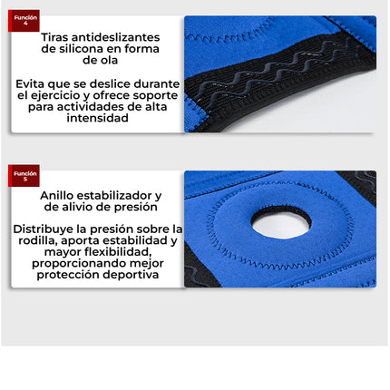 Rodillera presión soporte RIGORER