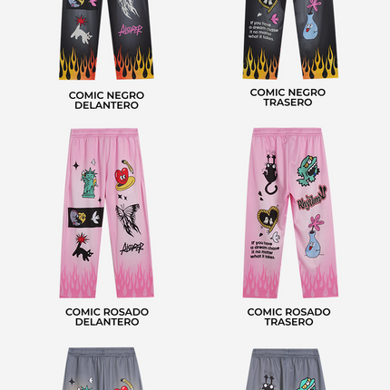 Pantalones RIGORER Estilo Cropped  "Comic"