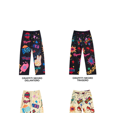 Pantalones RIGORER Estilo Cropped "Graffiti”