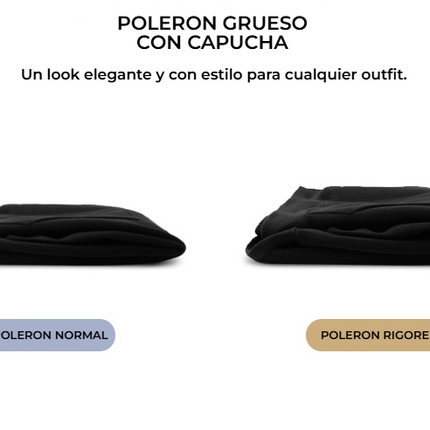 Polerón Grueso con Capucha RIGORER