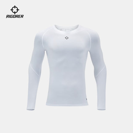 Camiseta de compresión m/larga corte espalda