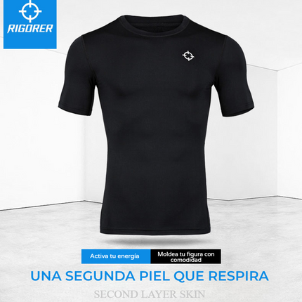 CAMISETA DE COMPRESION MANGA CORTA RIGORER