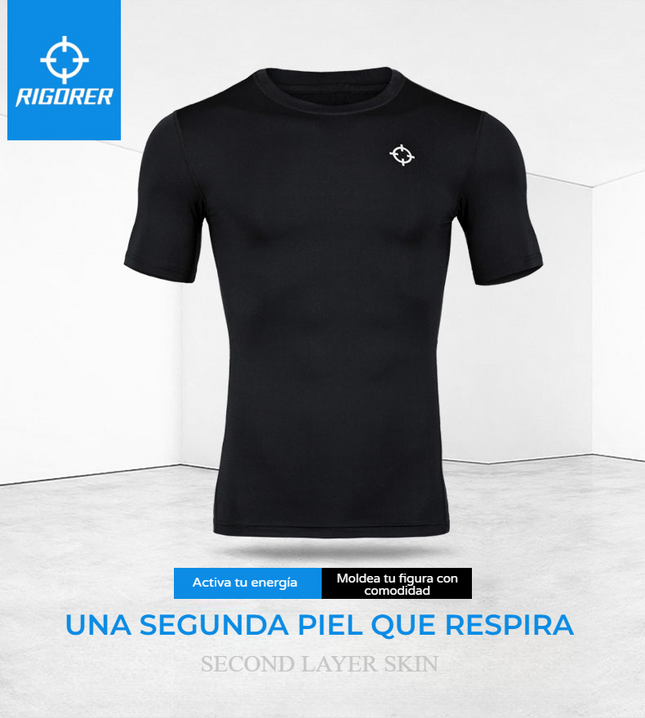 CAMISETA DE COMPRESION MANGA CORTA RIGORER