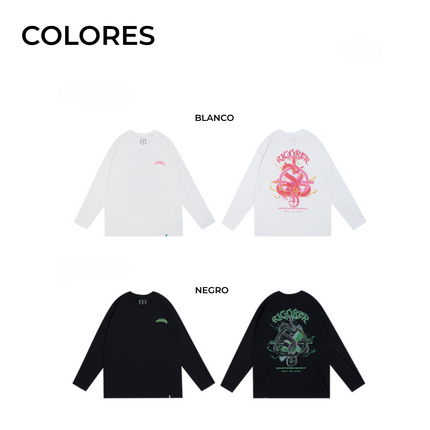 Polera manga larga SNAKE RIGORER