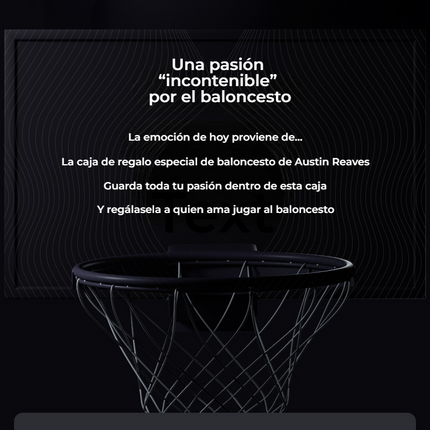 CAJA PARA REGALO DE BALONCESTO