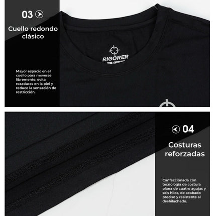 CAMISETA DE COMPRESION MANGA CORTA RIGORER