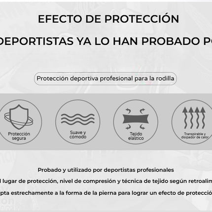 Rodillera presión soporte RIGORER