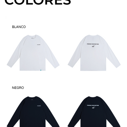 Polera manga larga y cuello redondo RIGORER