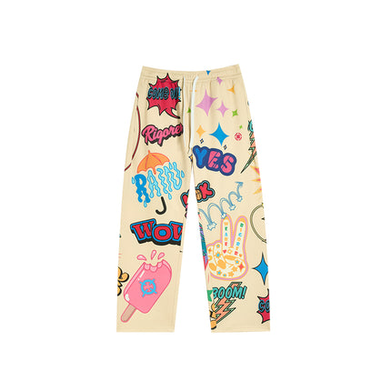 Pantalones RIGORER Estilo Cropped "Graffiti”