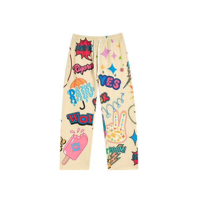 Pantalones RIGORER Estilo Cropped "Graffiti”
