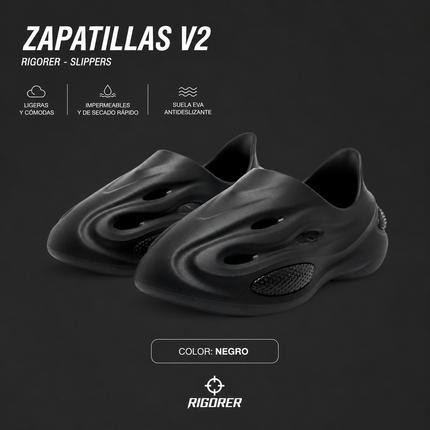 Sandalias Rigorer Clogs 2 -Negro