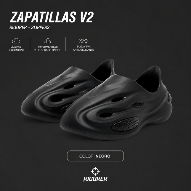Sandalias Rigorer Clogs 2 -Negro