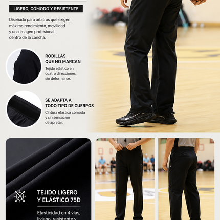 Pantalón Profesional de Árbitro Verano