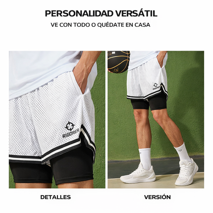 short con calza de compresion incluída