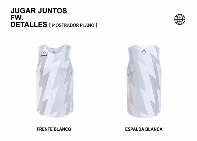 Polera de entrenamiento blanco