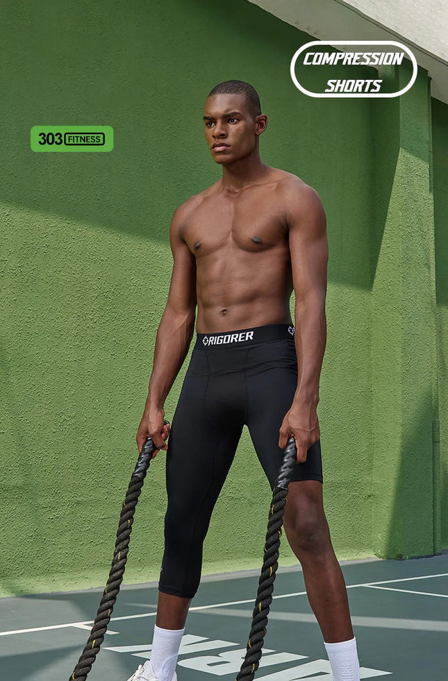 Calzas de Compresión una pierna izquierda 3/4 RIGORER