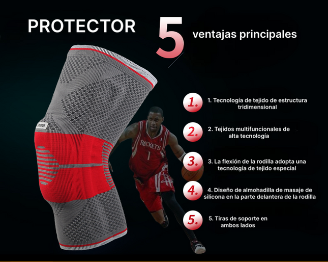 Rodillera Deportiva Fija de Descompresión de Rodilla