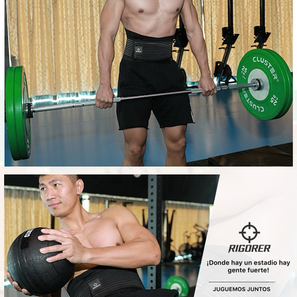 Cinturón de soporte lumbar deportivo Rigorer
