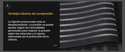 Cinturón de soporte lumbar deportivo Rigorer