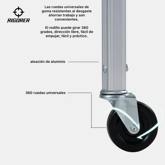 Carro de Baloncesto de Lona RIGORER