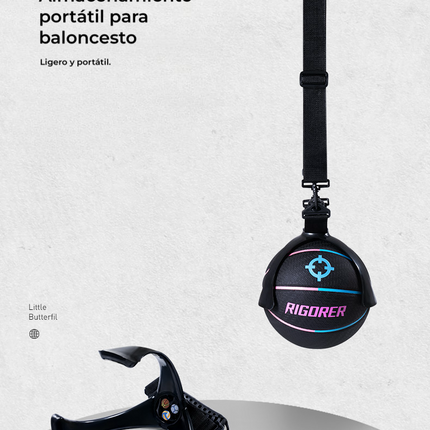 Soporte Portátil para Balón de Baloncesto RIGORER