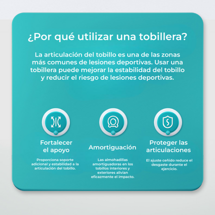 Tobillera de Compresión con Correas Cruzadas RIGORER