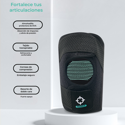 Rodillera Deportiva de Compresión RIGORER – Modelo Todoterreno