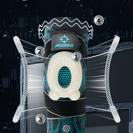 Rodillera Deportiva RIGORER con Soporte de Alta Protección