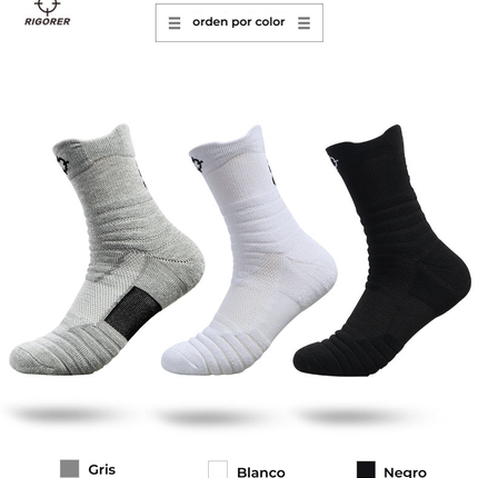 Calcetas Deportivas con lycra antibateriana RIGORER