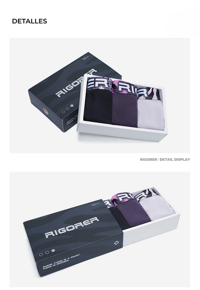 Boxer Adulto RIGORER de Modal (Paquete x3)