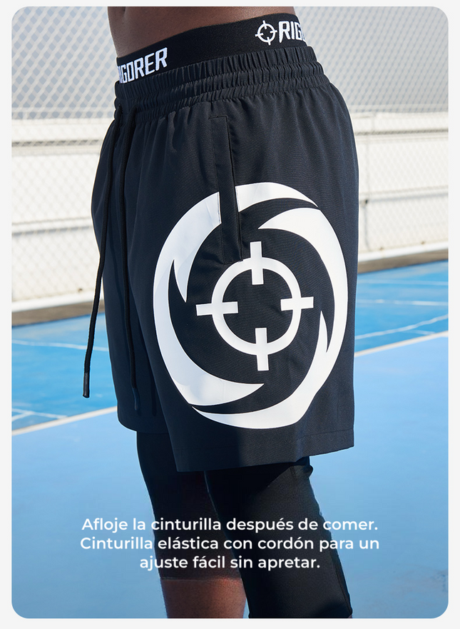 SHORTS DEPORTIVO RIGORER logo de torbellino