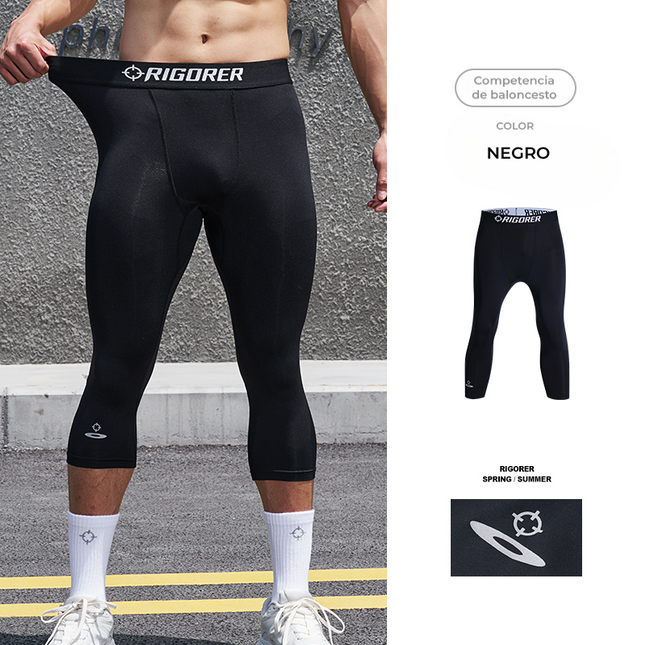 Calzas de Compresión Masculina RIGORER (Tres Cuartos)