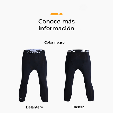 Calzas de Compresión Masculina RIGORER (Tres Cuartos)