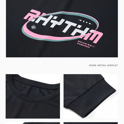 Polera deportiva manga larga RIGORER RHYTHM