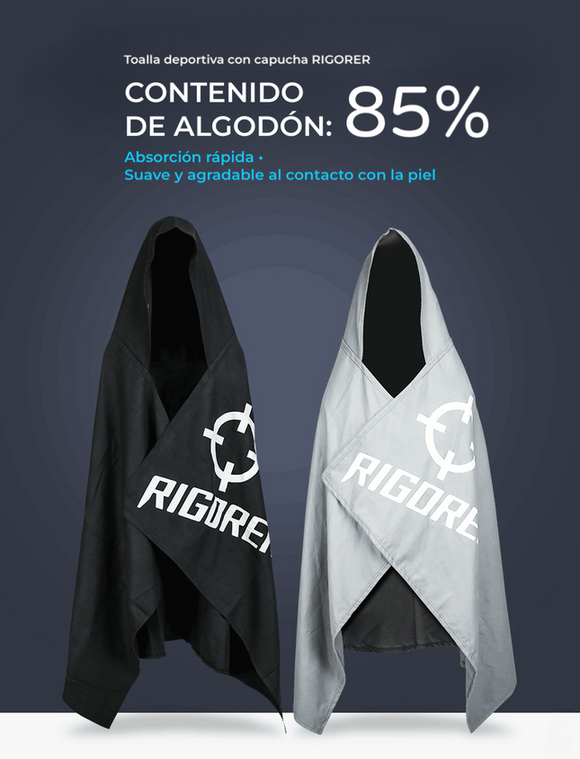Toalla Deportiva con Capucha RIGORER