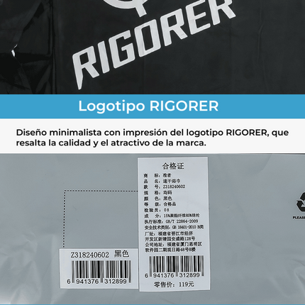 Toalla Deportiva con Capucha RIGORER